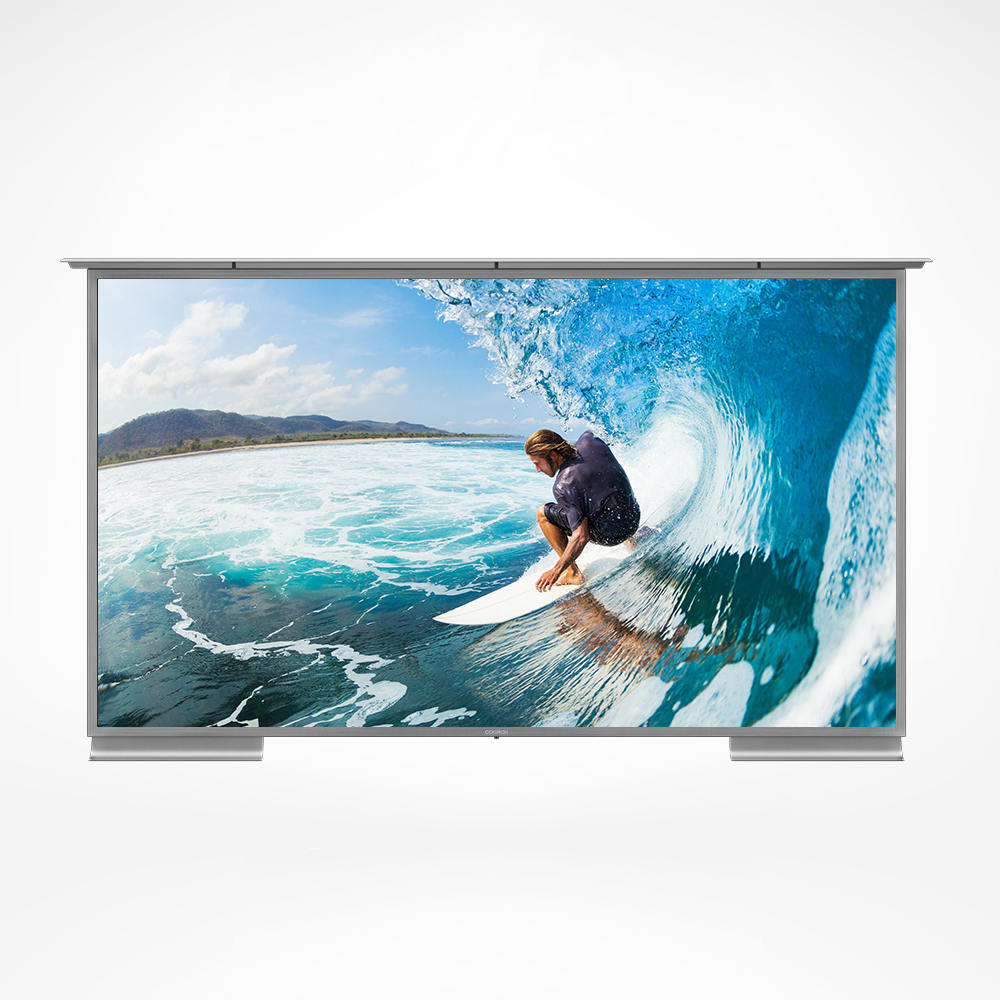 4K brightness and special non-glare glass, a really must-have outdoor entertainment.