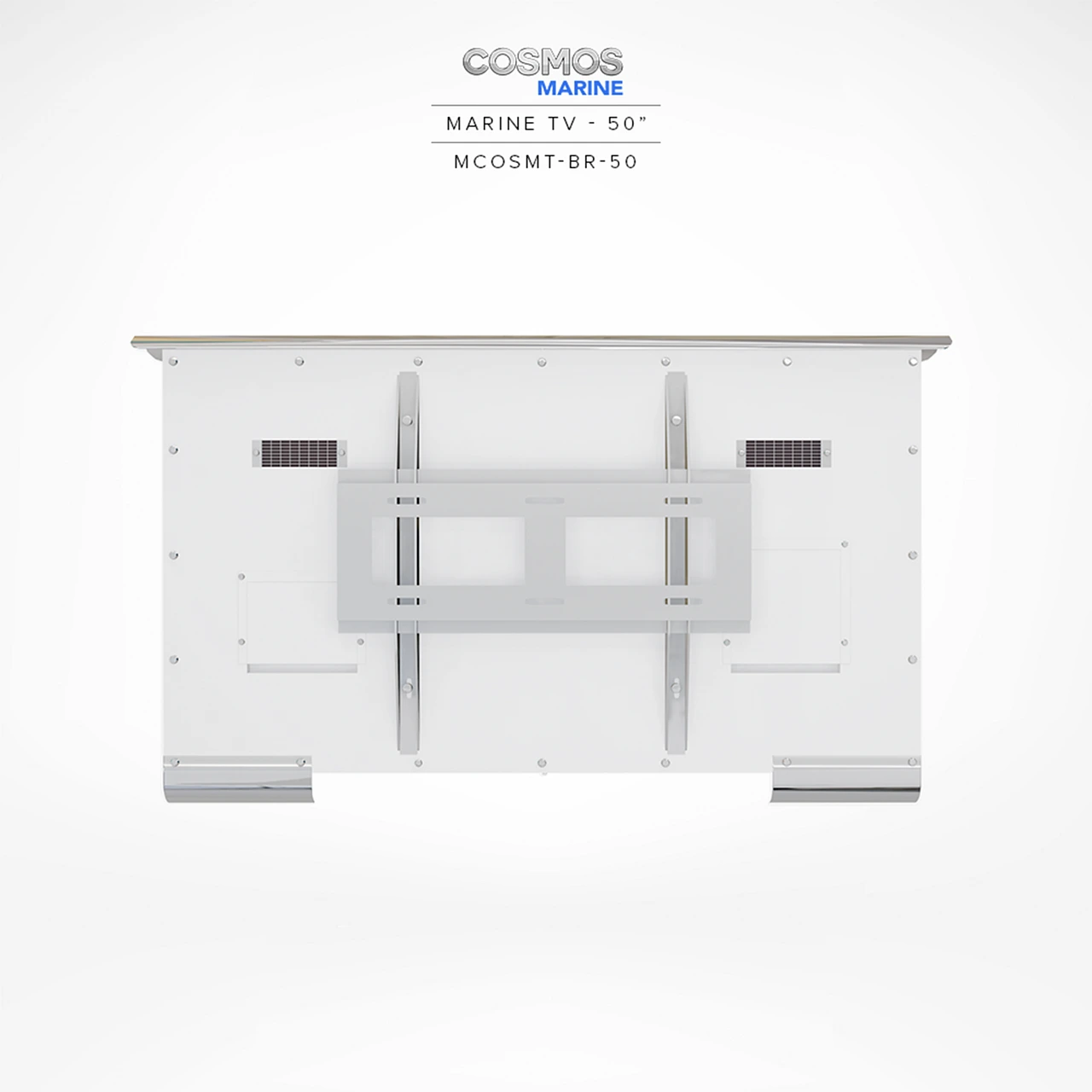 Yes, add the Stainless Steel Wall Mount Bracket MCOSMT-BR-50 (VESA 400 x 400)