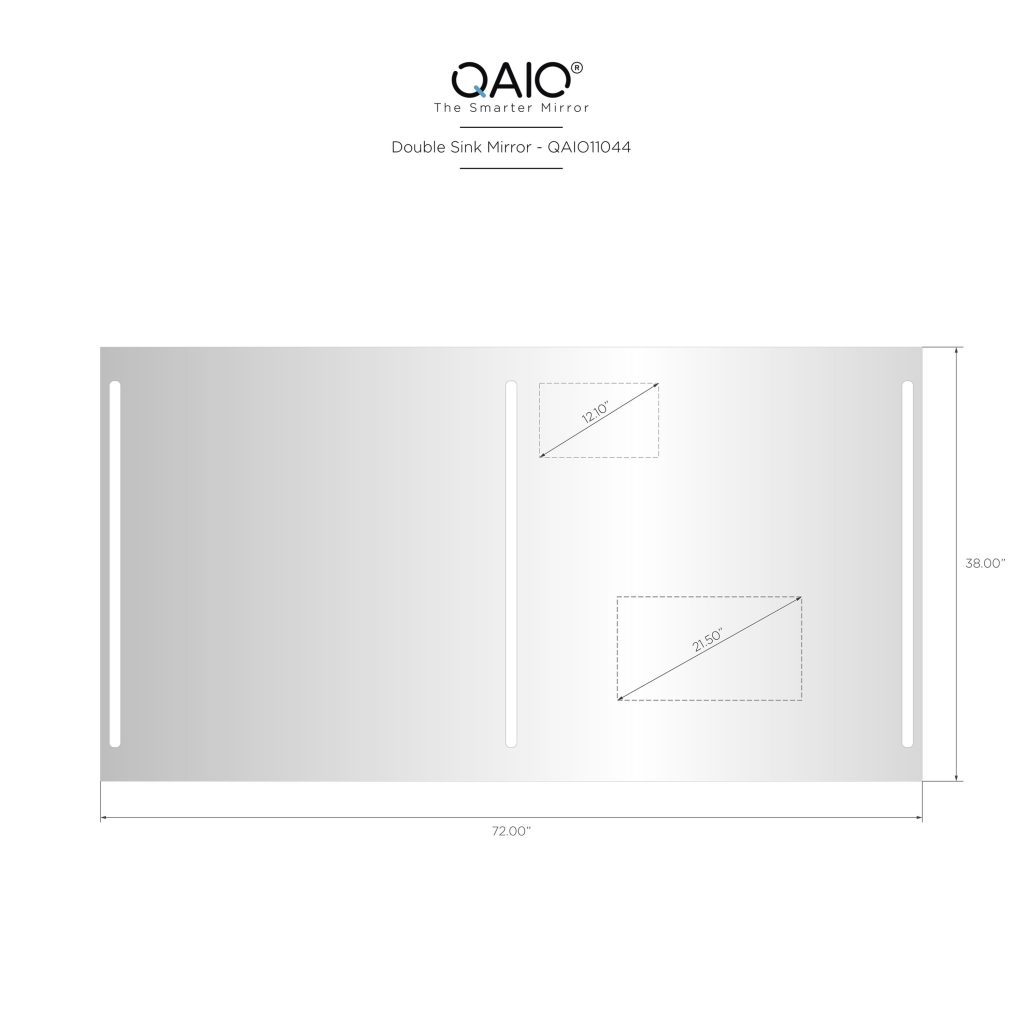 QAIO 140cm wide x 80cm high, with 15.6”  TV (QAIO11003)