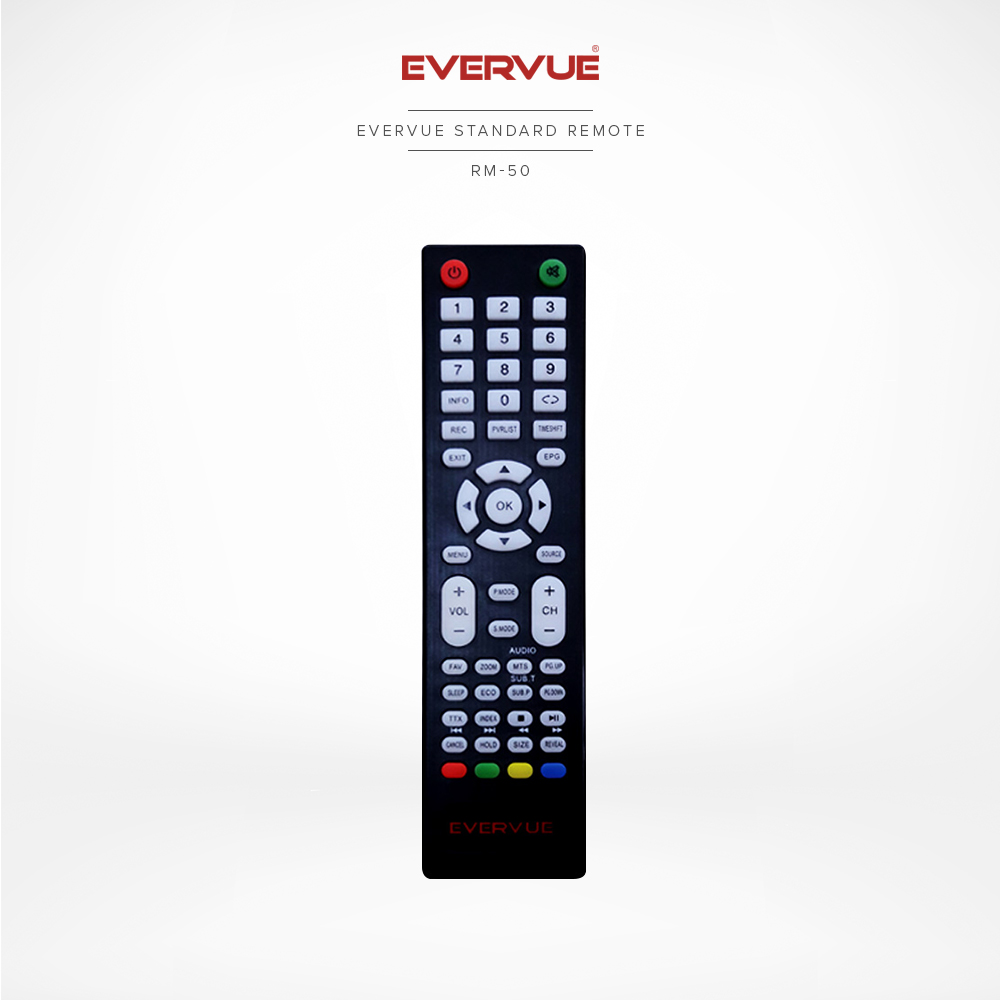 Evervue Standard Remote (Black) (RM-50)